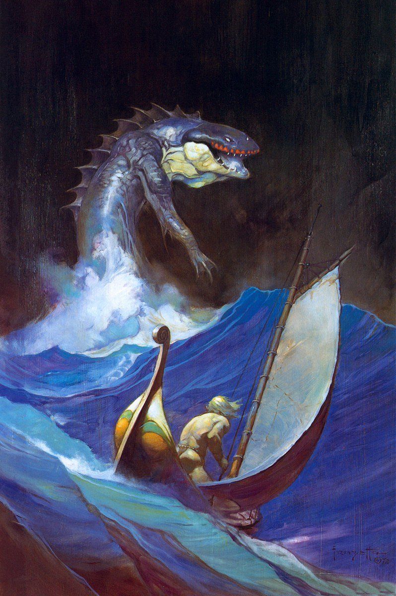 Frank Frazetta's Visual Art Frank Frazetta, Carson of Venus by ERB, 1979.