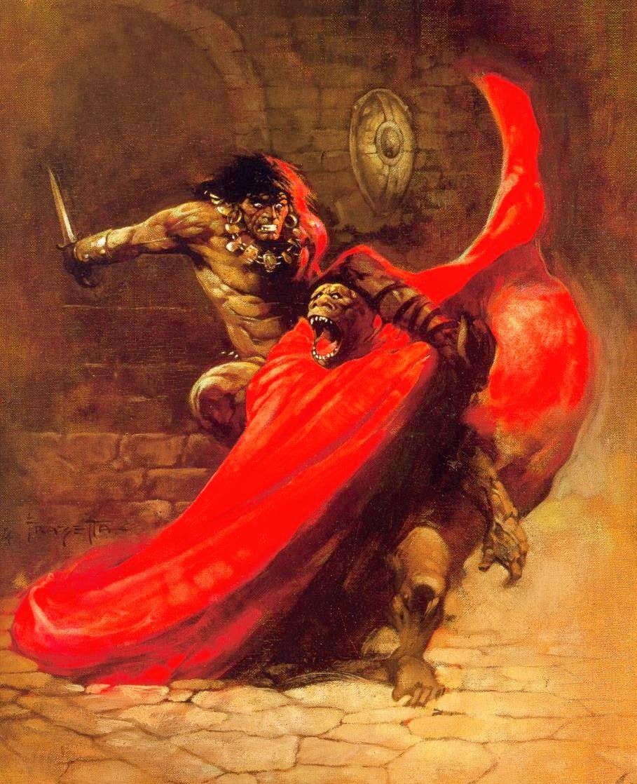 Frank Frazetta's Visual Art Frank Frazetta, Man-Ape.