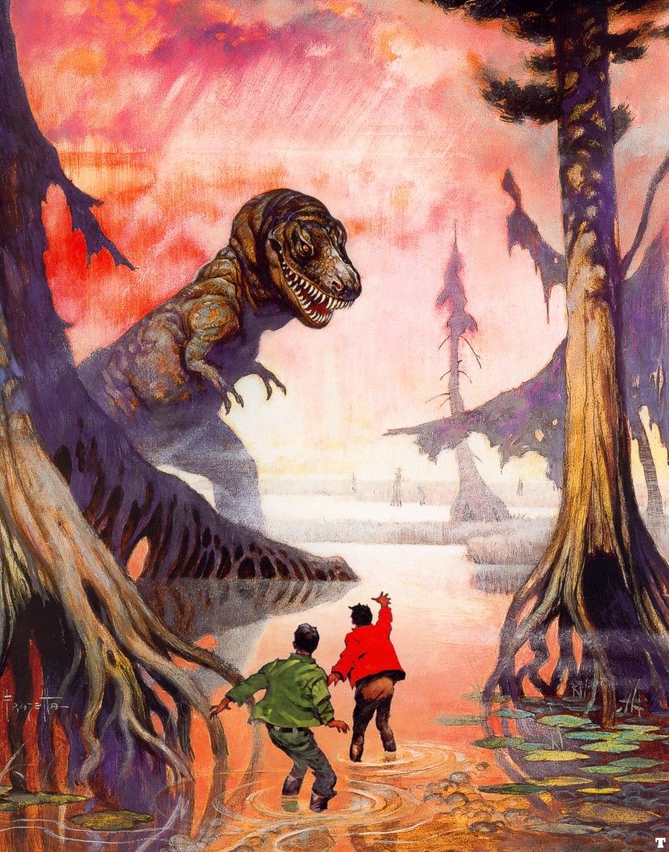 Frank Frazetta's Visual Art Frank Frazetta, Swamp God, used for the cover of Eerie #5.