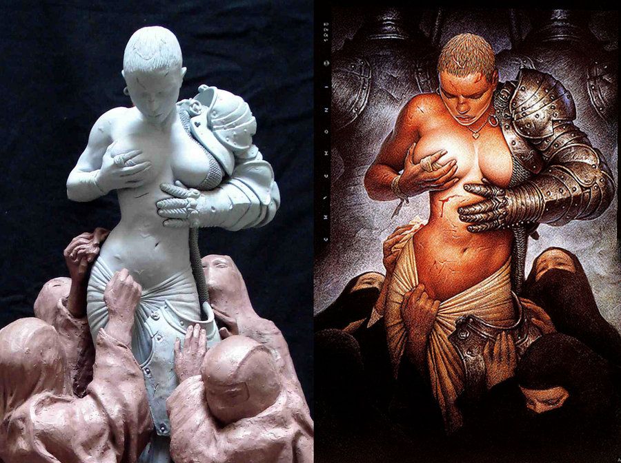 Oscar Chichoni's Visual Art Joan of Arc by MarcusDeleo.deviantart.com on @deviantART