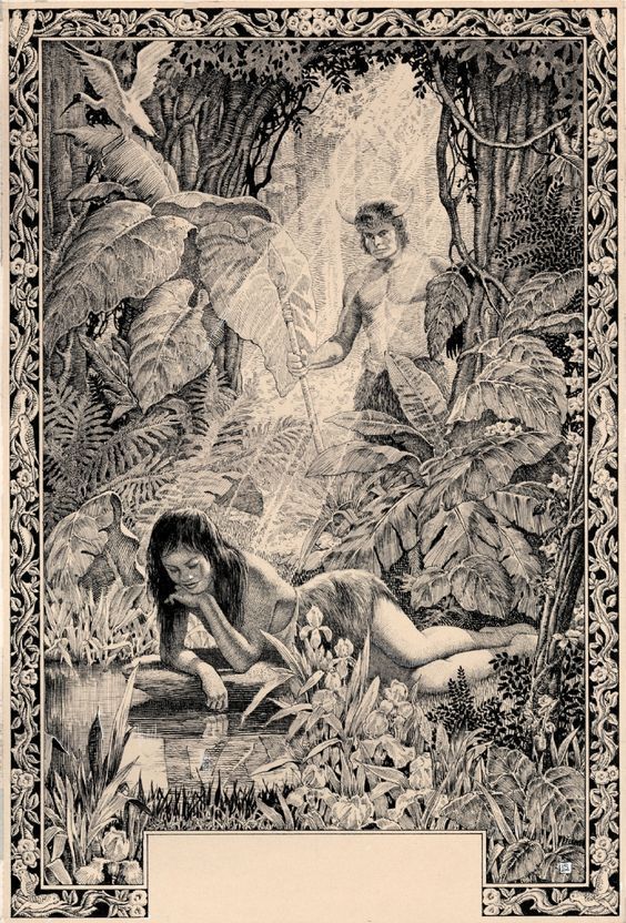 Lawrence Sterne Stevens's Illustration And Book Covers Art Lawrence Sterne Stevens, unknown source.