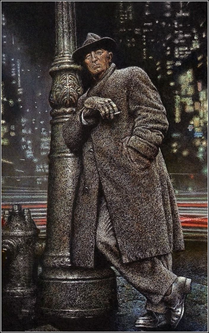 Oscar Chichoni's Visual Art Oscar Chichoni. Looks like Robert Mitchum to me.