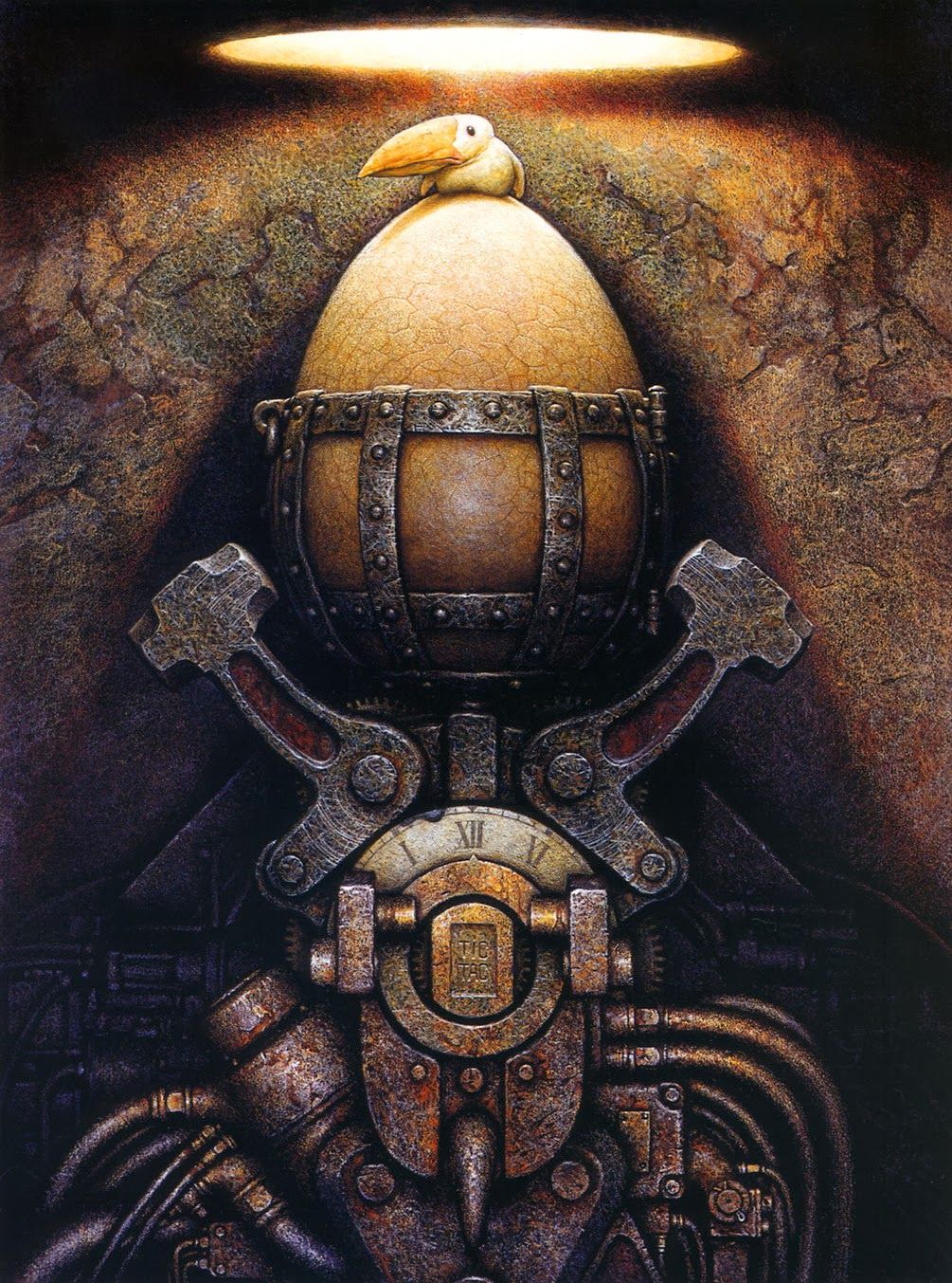 Oscar Chichoni's Visual Art Oscar Chichoni, Egg clock, unpublished.