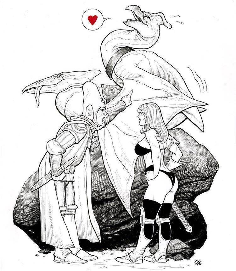 Frank Cho's Visual Art This contains an image of: 