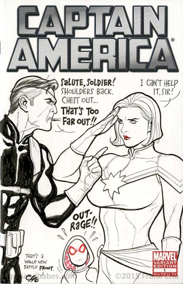 Frank Cho's Visual Art This contains an image of: 