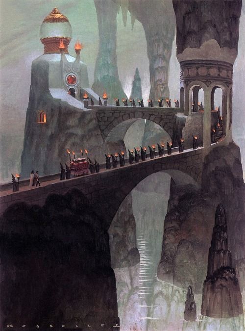 Vicente Segrelles's Visual Art Vicente Segrelles, Procession.