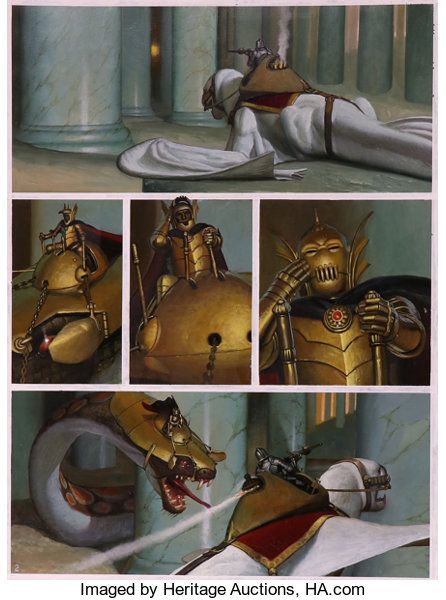 Vicente Segrelles's Visual Art Vicente Segrelles, The Mercenary-The Evidence p.2.