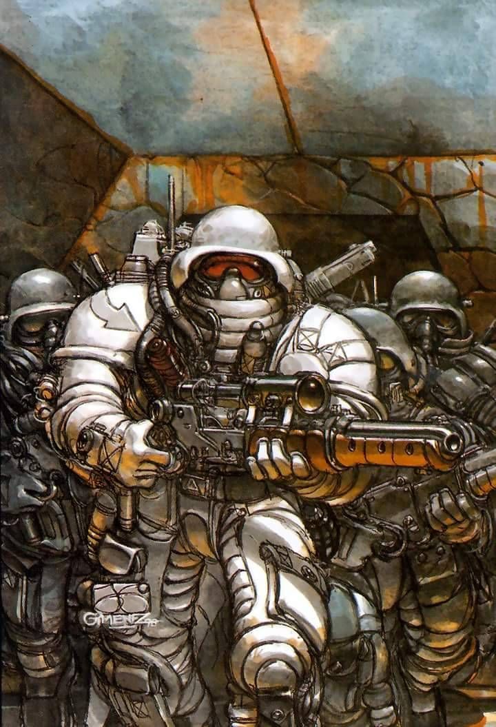 Juan Giménez's Visual Art ONO-SENDAI CYBERSPACE 7