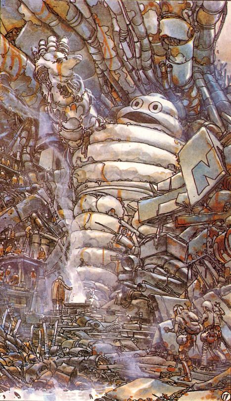 Juan Giménez's Visual Art This contains an image of: danish ex machina